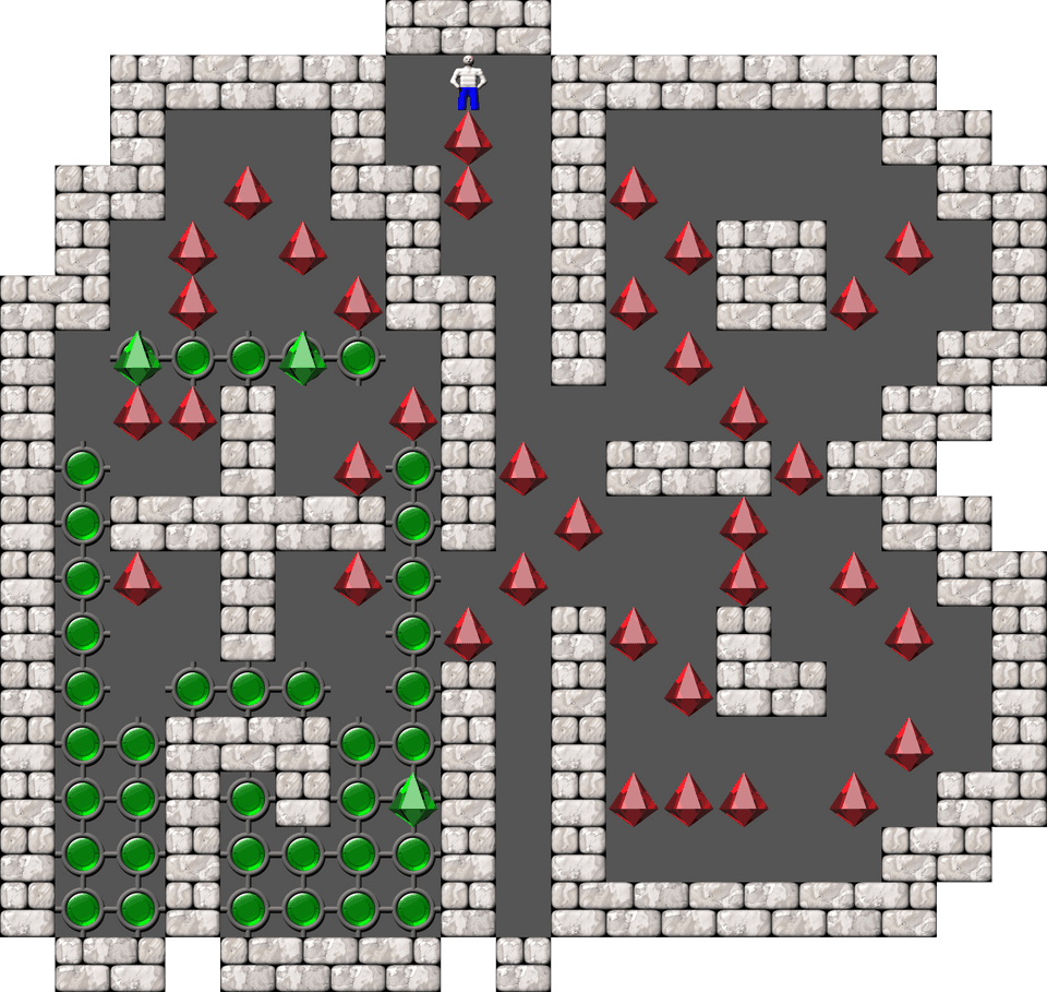 Sokoban Initial Trouble level 2